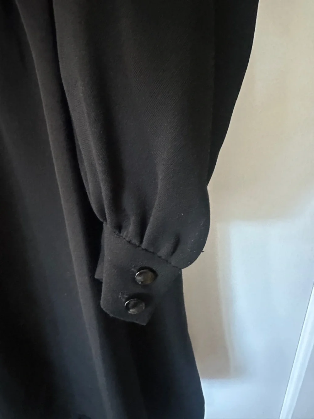 kate spade Black V-Neck Long Sleeve A-Line Dress